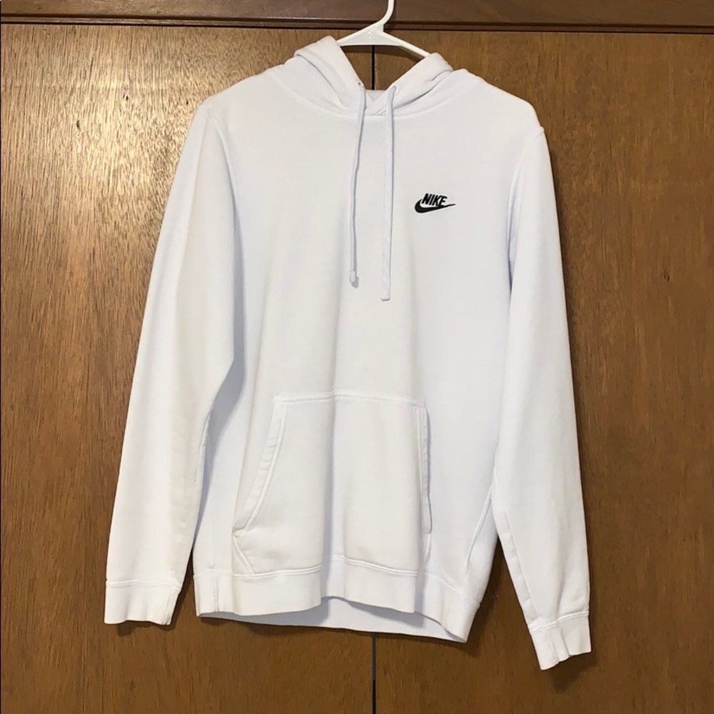 White Nike hoodie